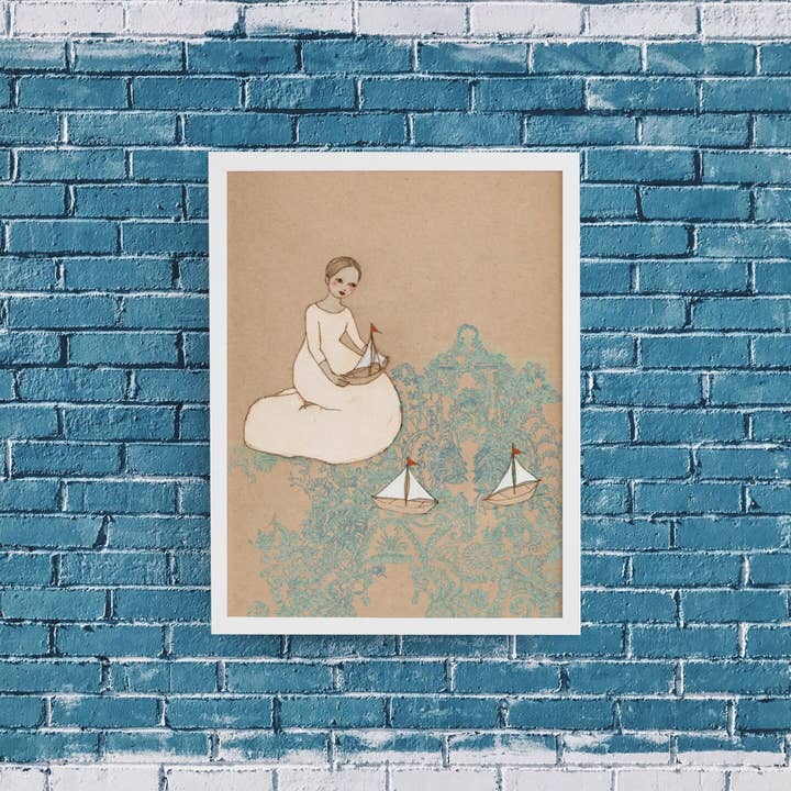 Segling Art Print för wholesale av Irena Sophia