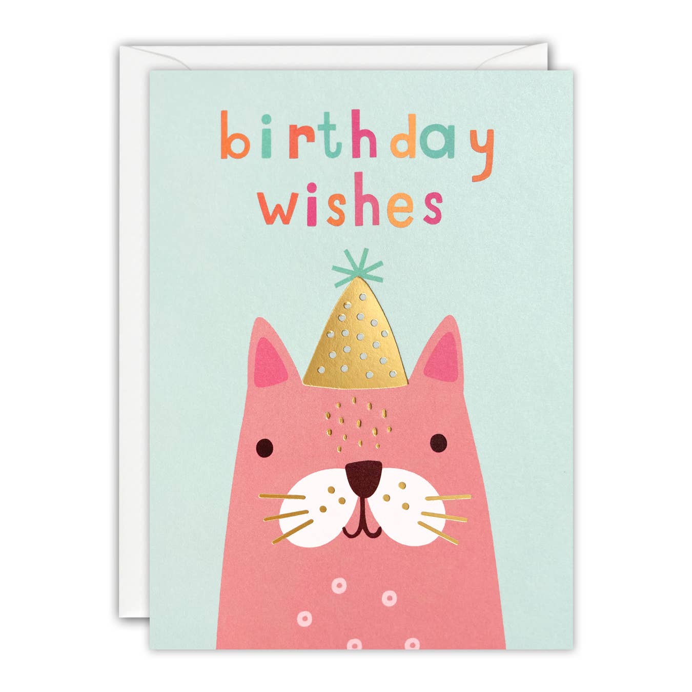 Nelson Line - Wholesale Birthday Card - Kitty Wishes - James Ellis Birthday Card - Q44420