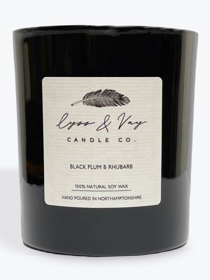 Colección Signature Black Plum & Rhubarb para venta al por mayor de Lyss and Vay Candle Co.