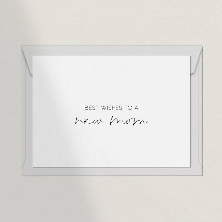 Bedste ønsker til en ny mor Postkort for engroshandel hos Debblschebbl Design Studio