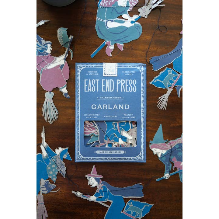 East End Press - Wholesale Bunting/Garland - Wicked Witches Sewn Garland