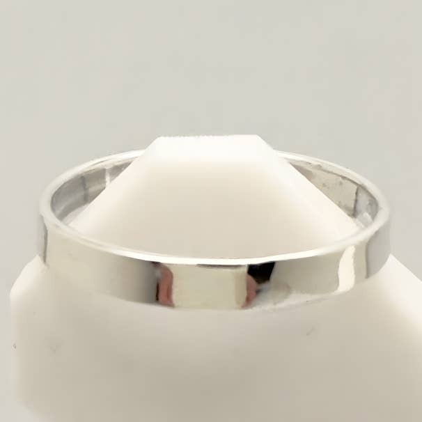 Minimalist Silver Band – Sleek and Stackable for wholesale by The Green Gecko