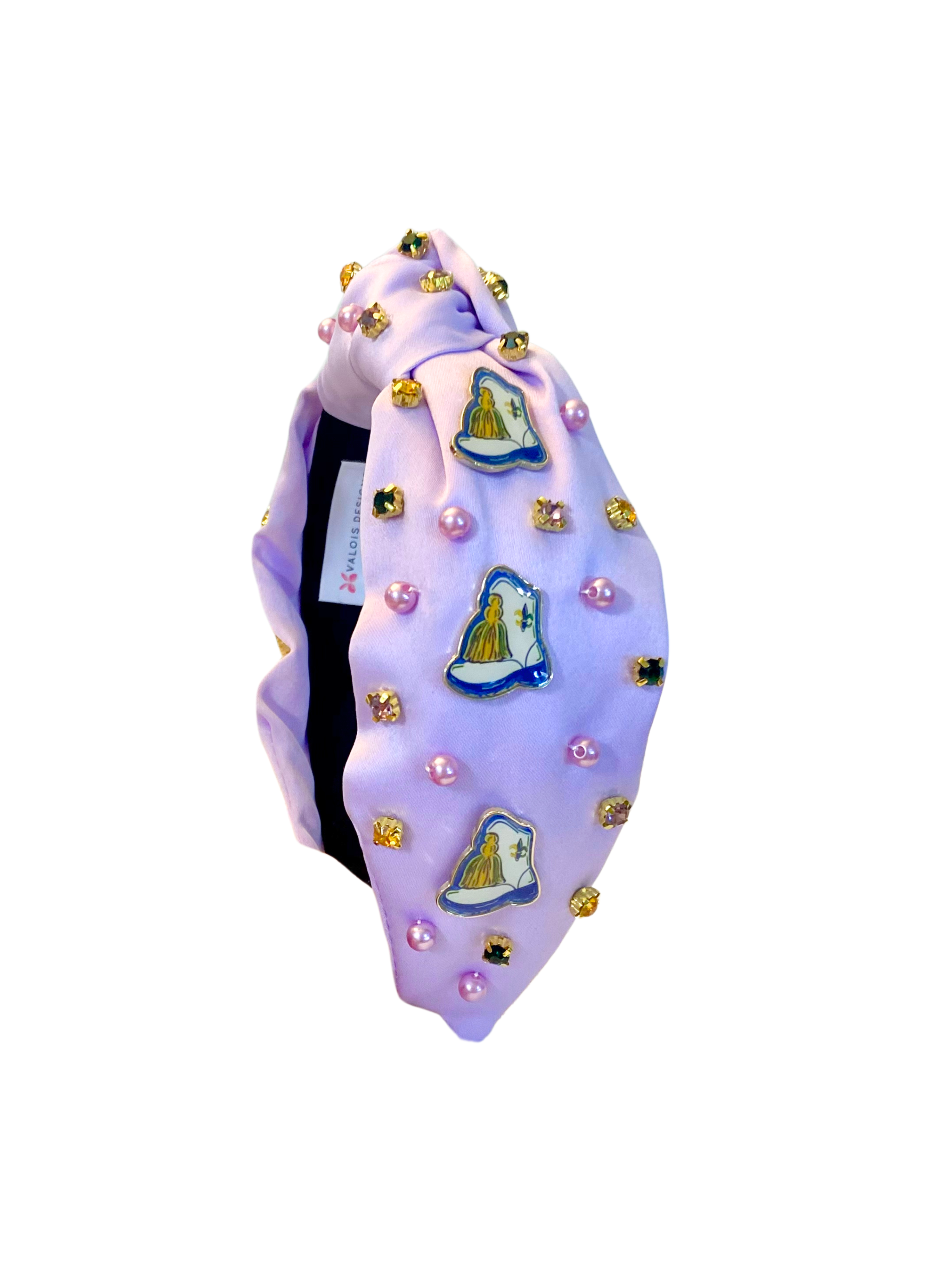 Valois Designs - Vendita all'ingrosso Fascia per capelli - Donna - Stivali da Majorette con Fascia - Mardi Gras1