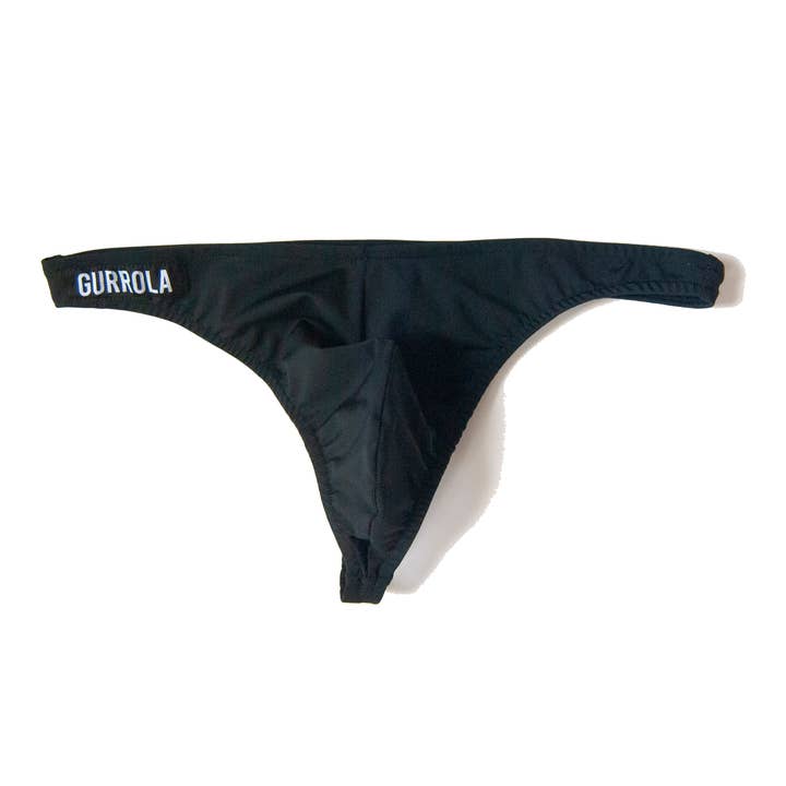 Perizoma da bagno con logo in vita per la vendita all'ingrosso da parte di Elias Gurrola