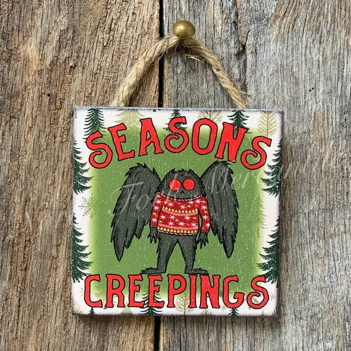 Seasons Creepings, Mothman Ornament for wholesale by North Fork Mercantile