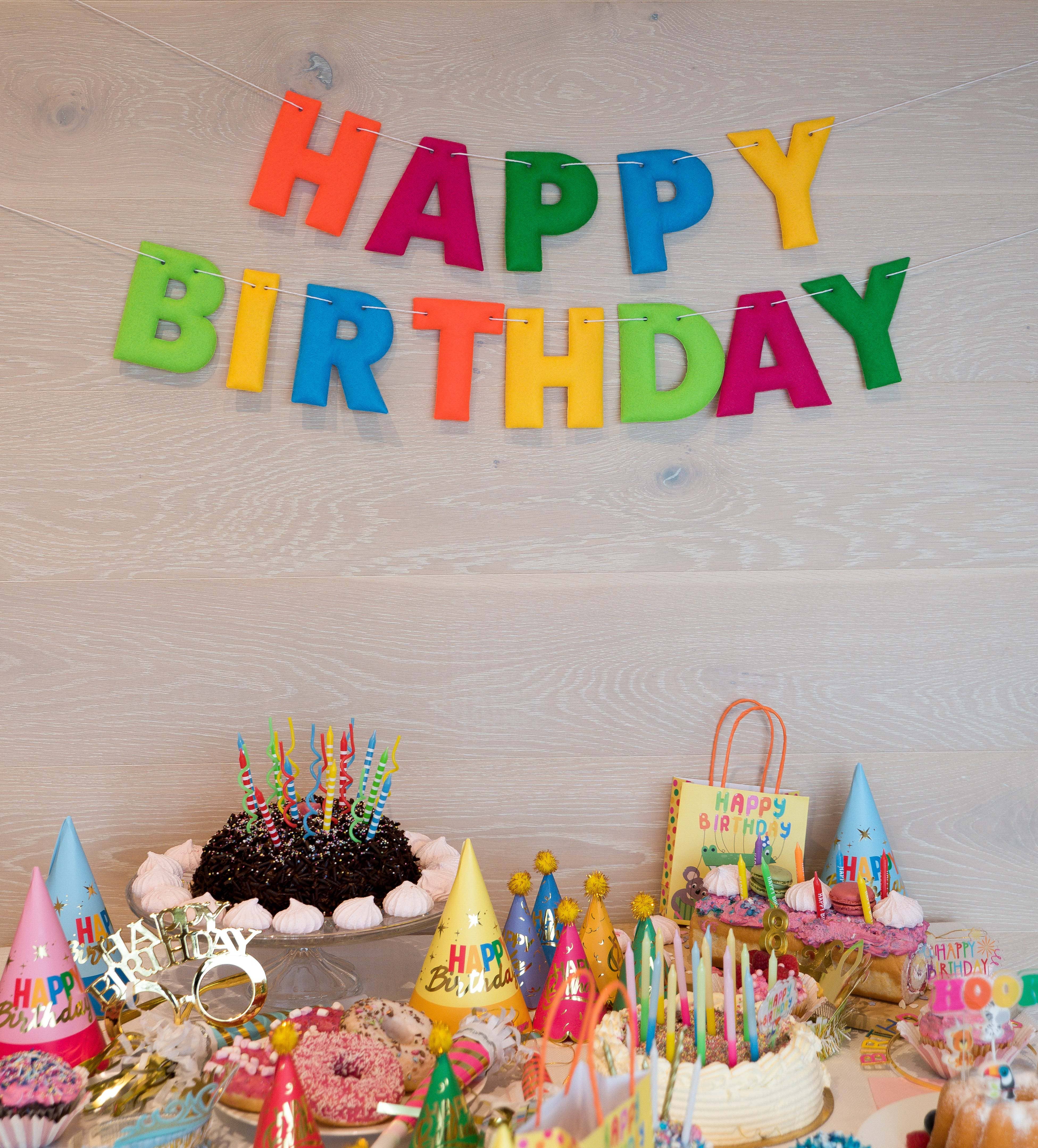 Party Partners - Wholesale Party Sign/Banner - Happy Birthday Padded Felt Banner3