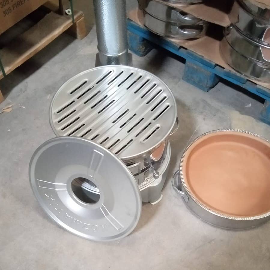 Hakan - Wholesale Outdoor Grill Tools - Portable Guvec Mangal Soba Clay Grill Barbecue Stove 15 in 3