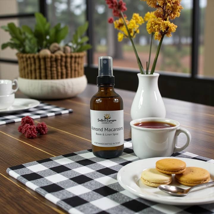 Almond Macarons Room & Linen Spray for wholesale by Southern Expression Candle Co.