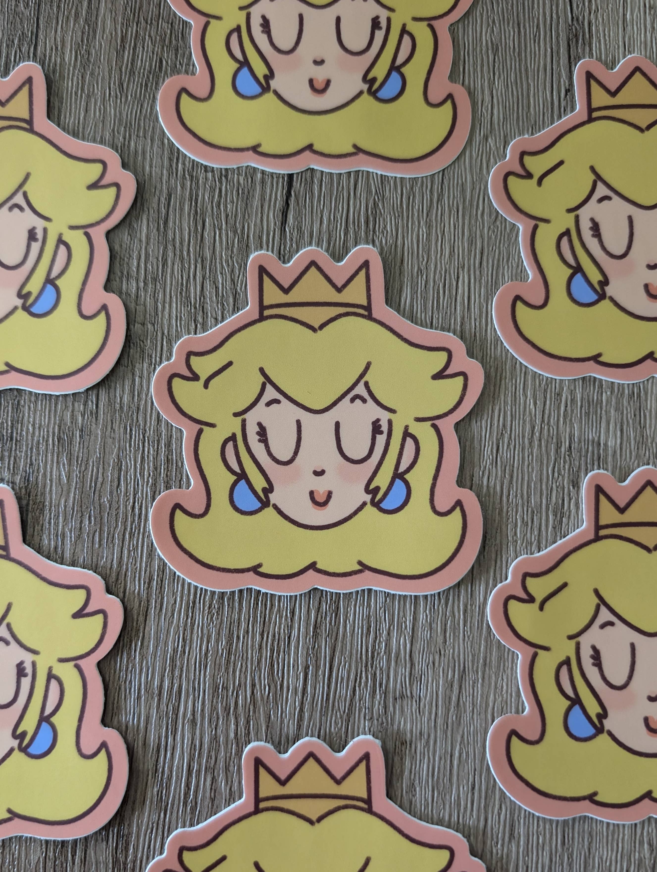 Sadsquatch – Großhandel Aufkleber – Netter Super Mario Friends Luigi Peach Wario Vinyl-Aufkleber9