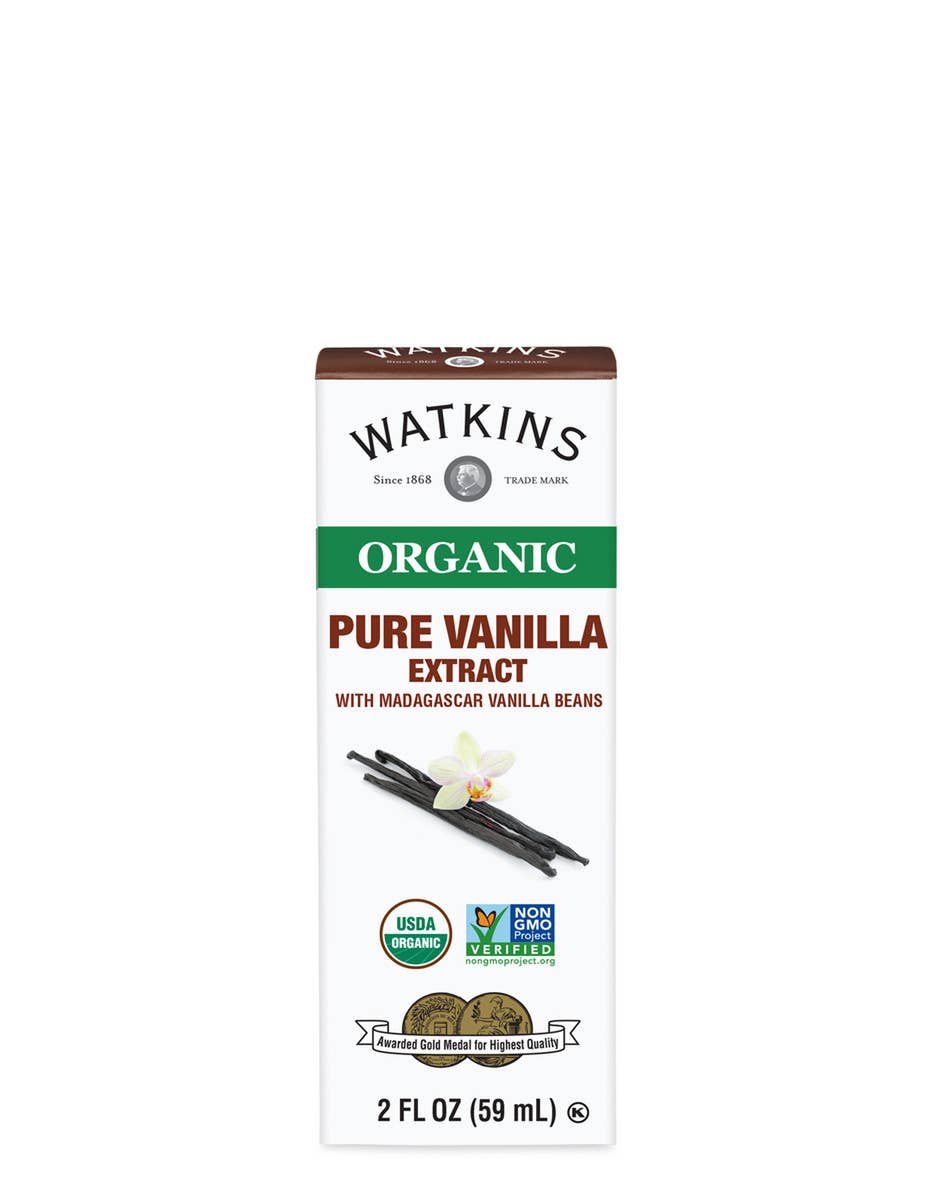 The Watkins Co. - Wholesale Vanilla/Fruit Extract - Organic Pure Vanilla Extract 2 fl oz