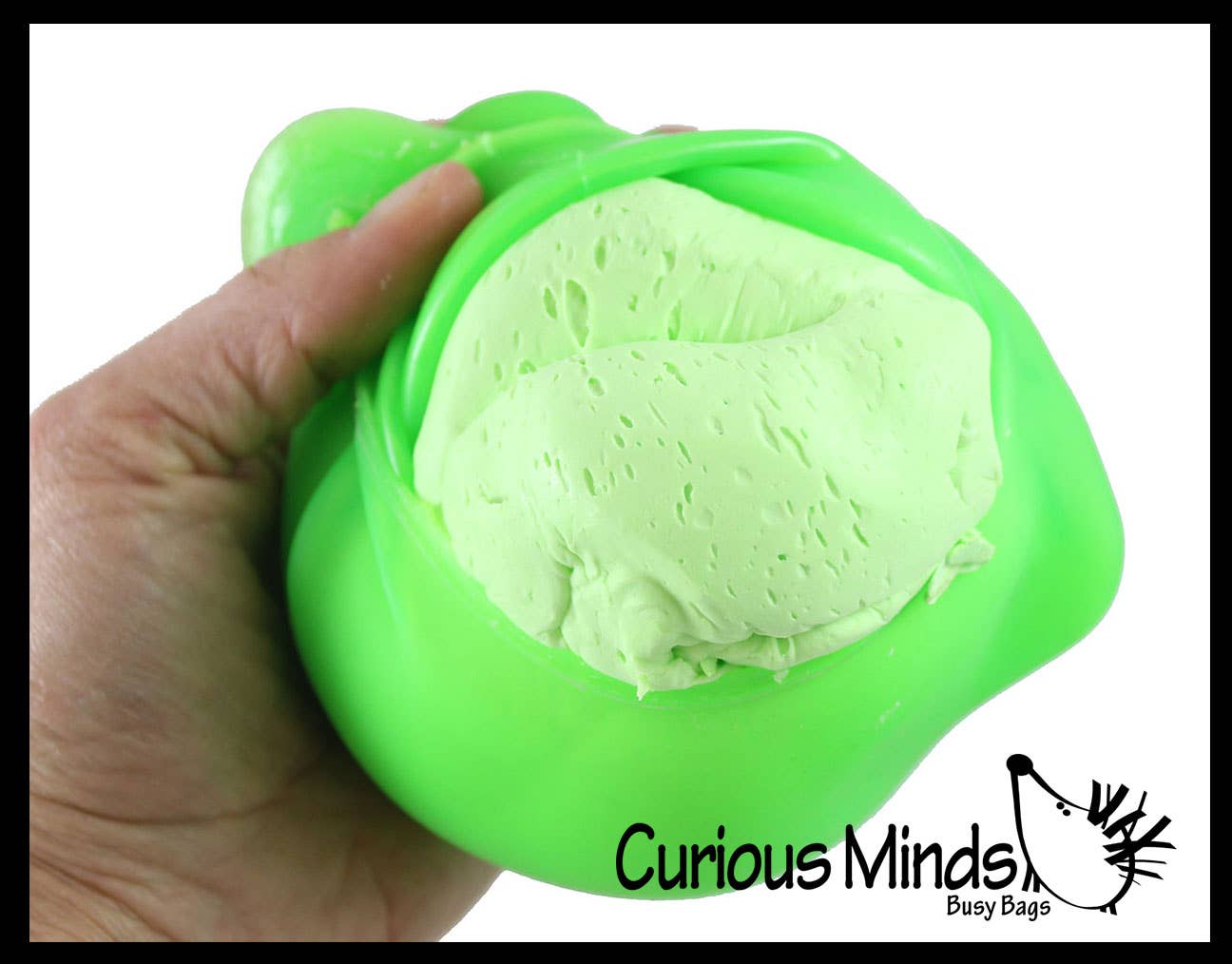 Curious Minds Toys - Wholesale Stress Relief Ball/Dough - 1 Jumbo 4" Doh Stress Stretch Ball - Moldable Pinch Poke Se2