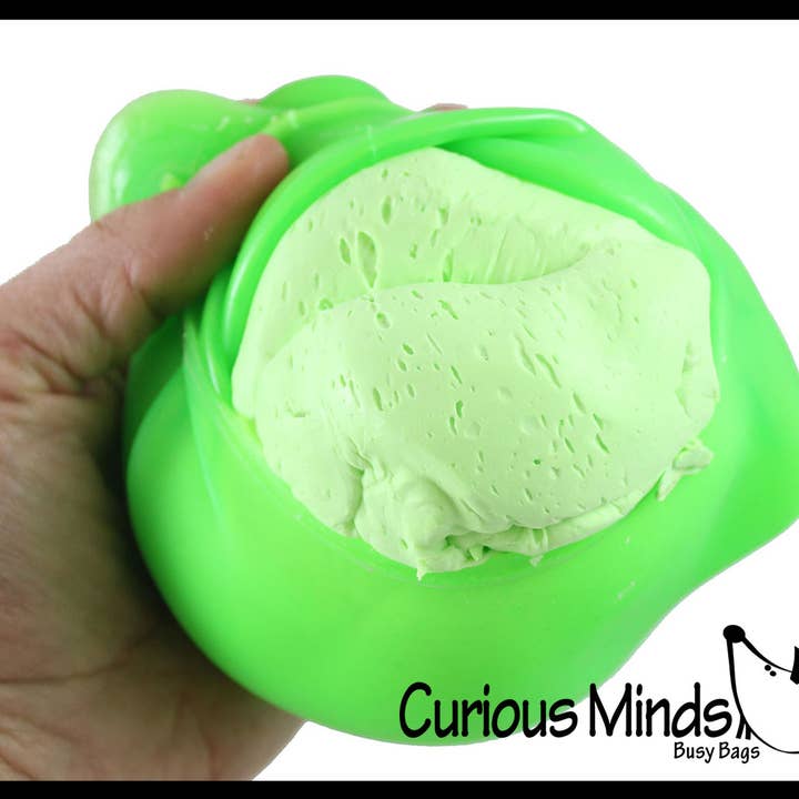 Curious Minds Toys - Wholesale Stress Relief Ball/Dough - 1 Jumbo 4" Doh Stress Stretch Ball - Moldable Pinch Poke Se2