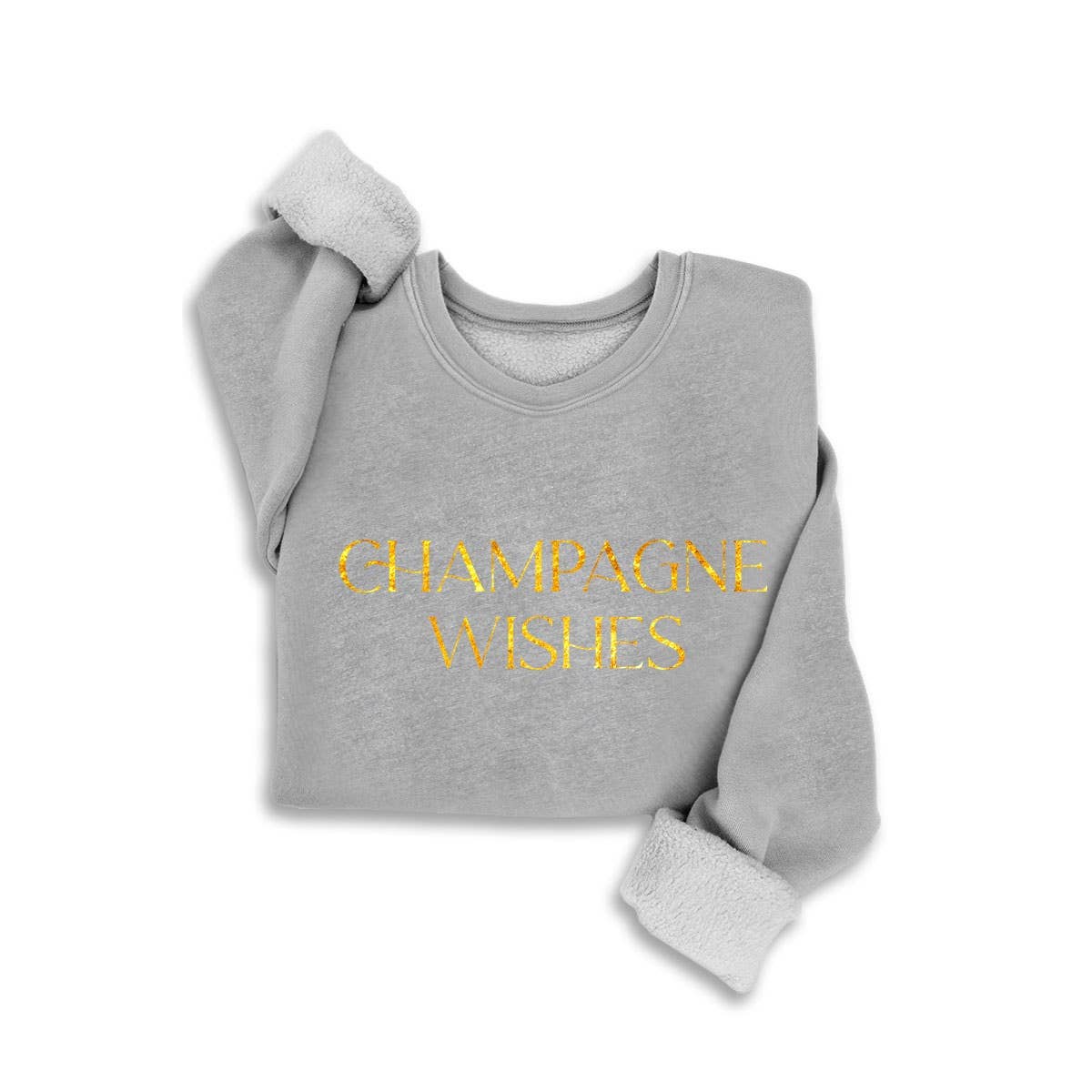 HRTandLUV - Wholesale Sweatshirt - Women's - CHAMPAGNE WISHES FOIL MINERAL SWEATSHIRTS3