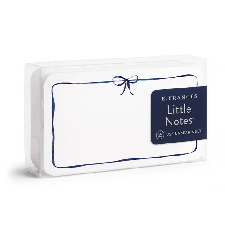Navy Bow Little Notes® NEW 55 count for wholesale by E. Frances Paper