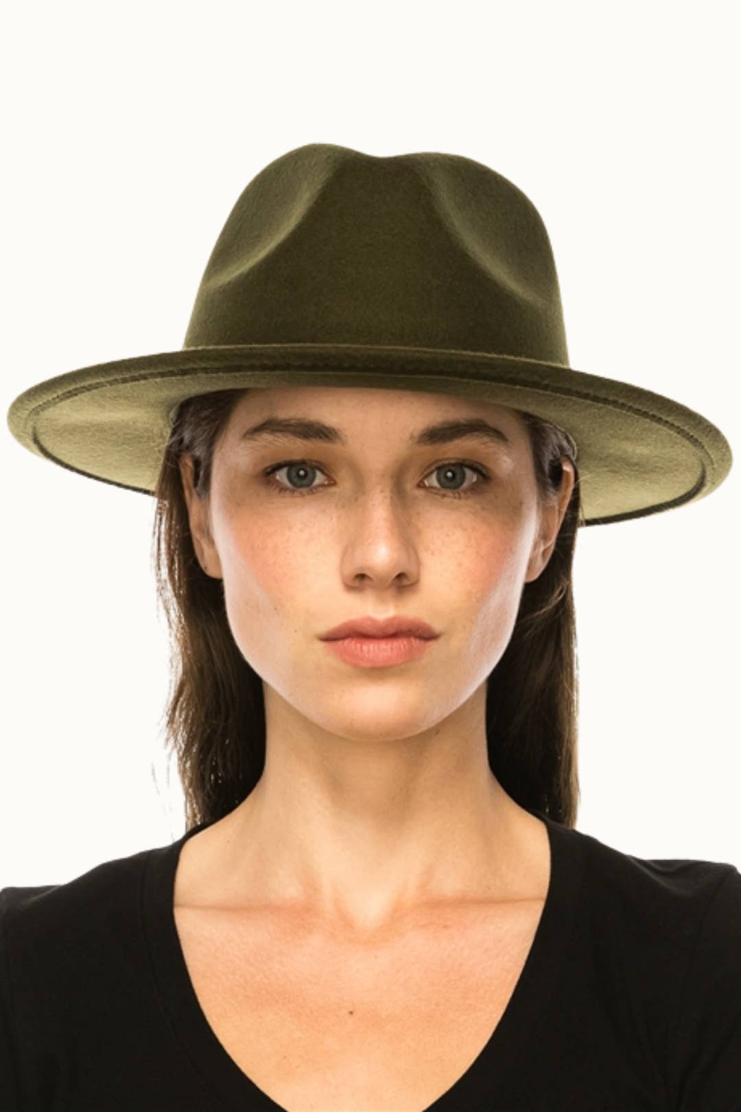 Olive & Pique - Wholesale Fedora - Women's - Vegan Poly Wool Rancher Hat 2.75" Brim, Unisex, Adjustable 8