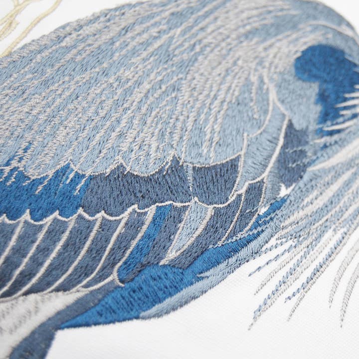 Rightside Design - Wholesale Throw/Decorative Pillow - Great Blue Heron Indoor/Outdoor Throw Pillow2