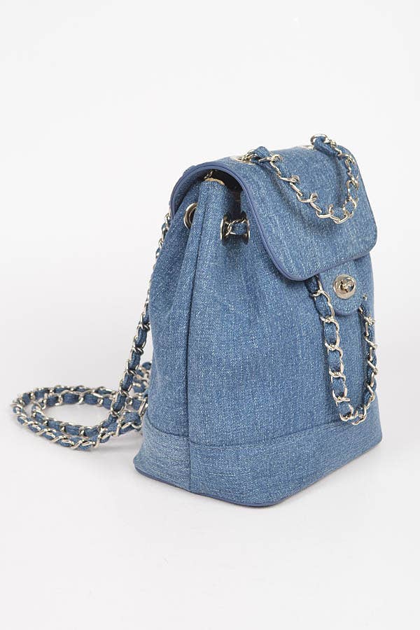 3AM BY H&D ACCESSORIES - Wholesale Backpack - Women's - Denim BackPack6
