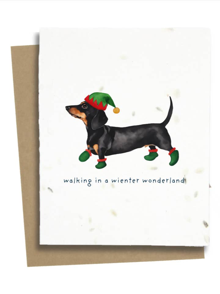 Holiday Cards With Dogs for wholesale by Greet n' Grow Plantable Cards