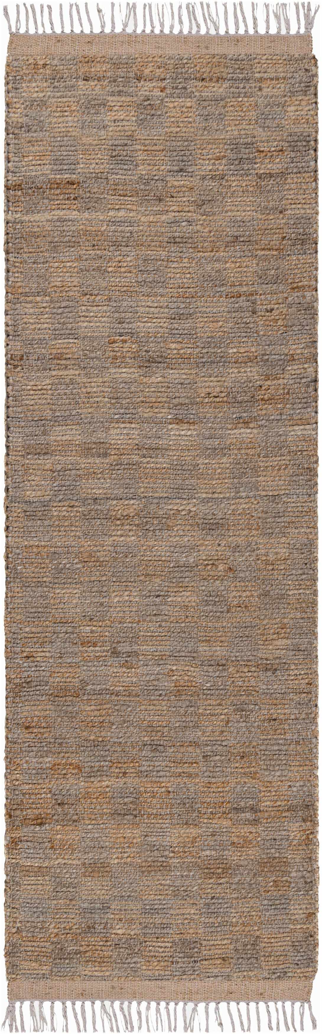 Hauteloom - Wholesale Area Rug - Lonut Checkered Jute Area Rug7