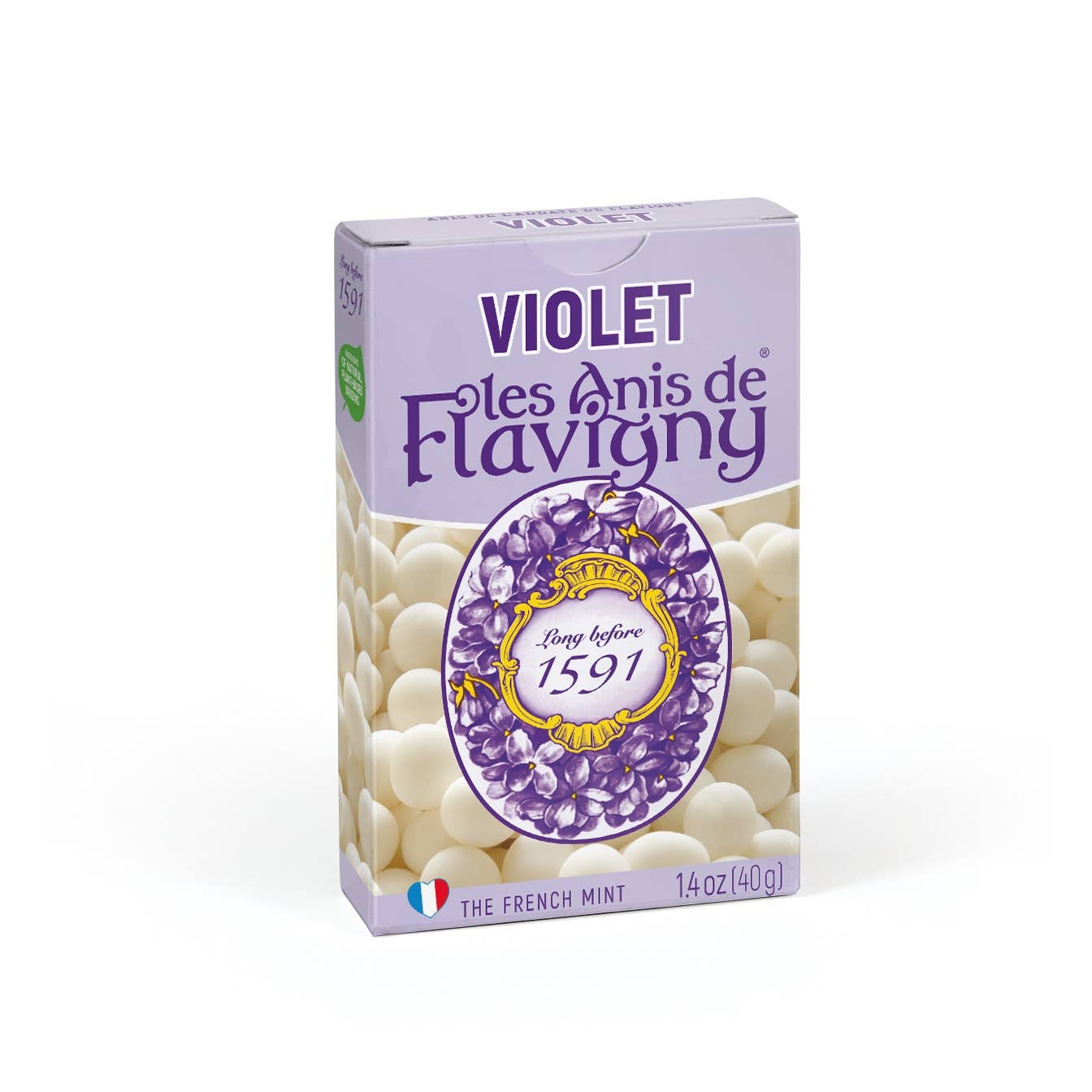 SWISS IMPORTS - Wholesale Hard Candy - Les Anis de Flavigny Violet Mint 40g1