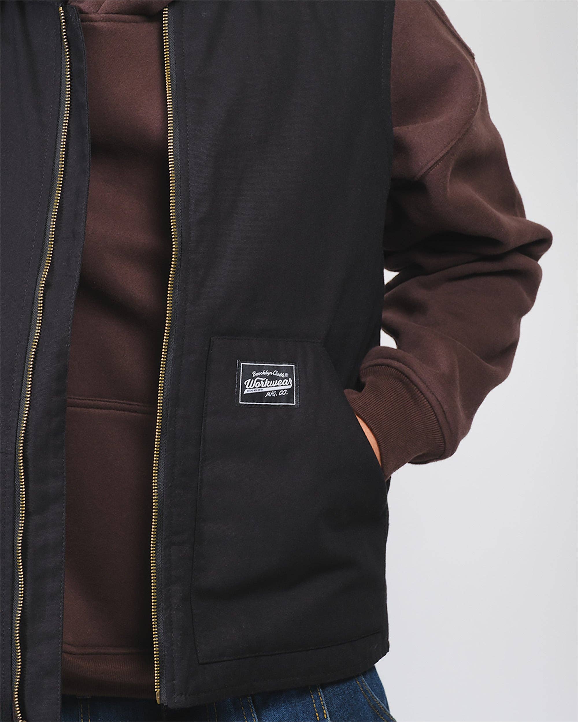 Brooklyn Cloth - Wholesale Outerwear Vest - Men's - Canvas Workwear Vest1