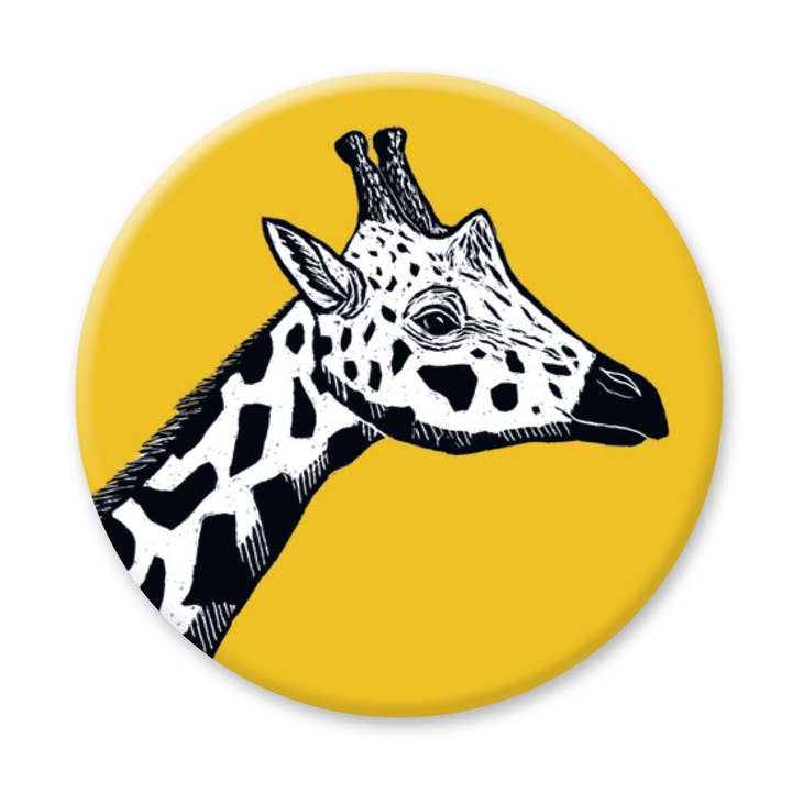 Round Magnet Giraffe for wholesale by Katja Rub