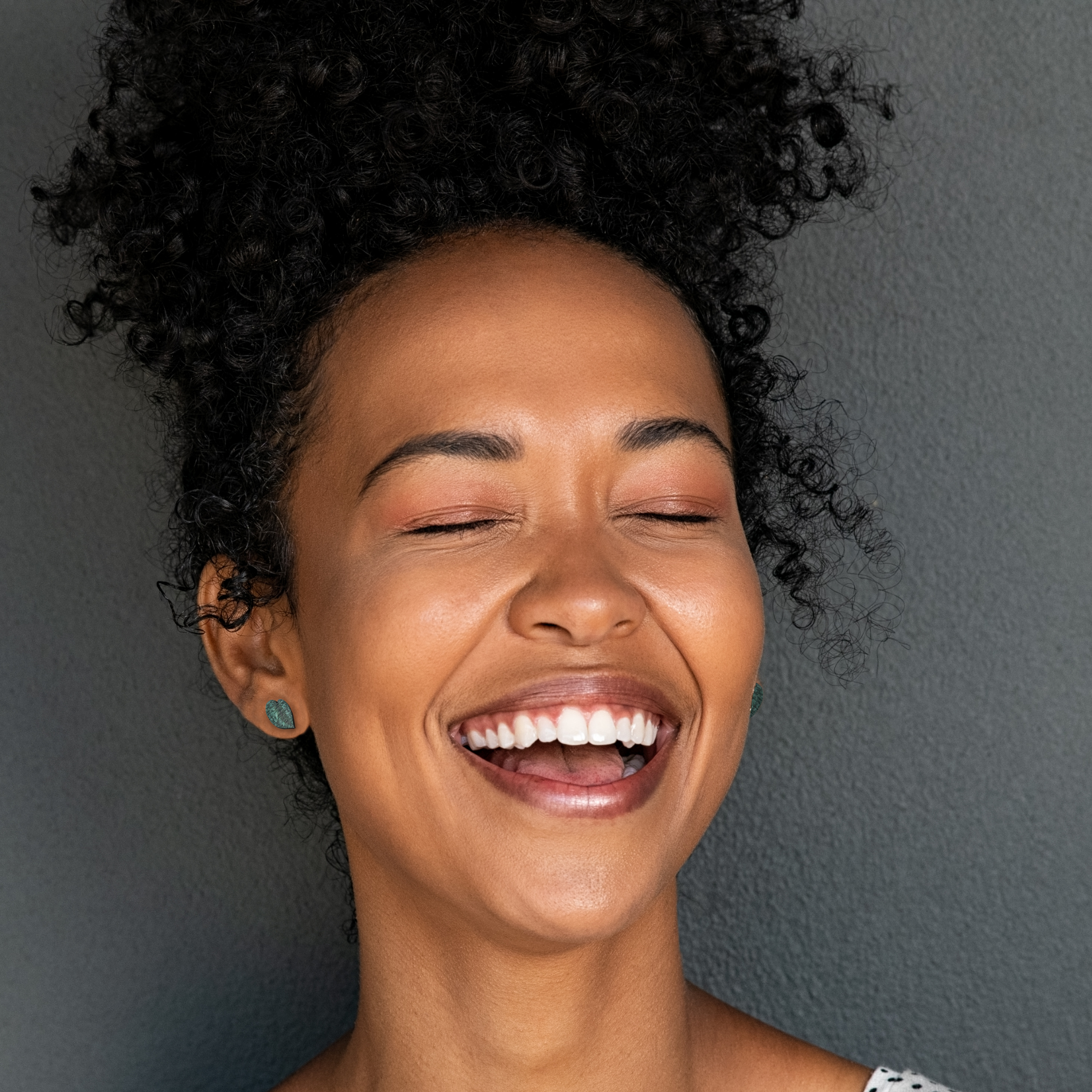 Plant Posse - Wholesale Stud/Post Earrings - Silver Satin Pothos Stud Earrings1