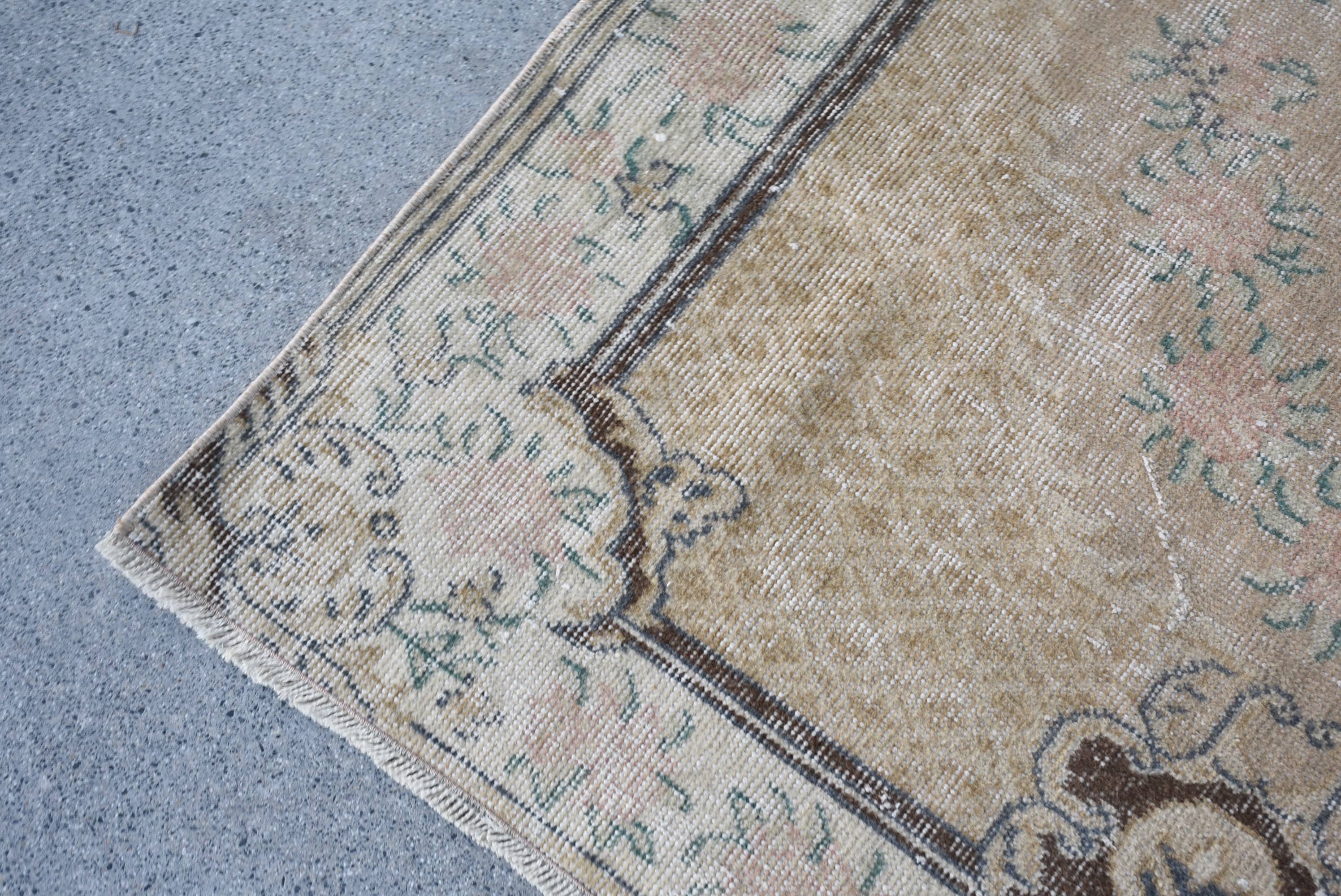 Anatolia Loom - Wholesale Runner Rug - Vintage Wool Rug - Classic Beige & Brown Rectangle8