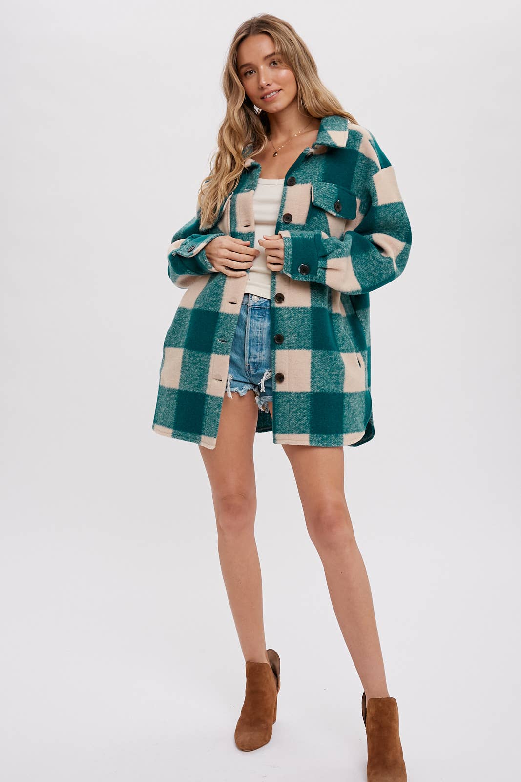 Bluivy – wholesale Rock - Dam – BORSTAD RUTIG ÖVERDIMENSIONERAD KAPPA6