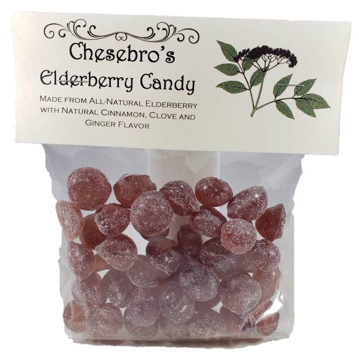 Chesebro's Handmade Confections and Candy - Wholesale Hard Candy - Elderberry Hard Candy Drops, 4.5 oz.1