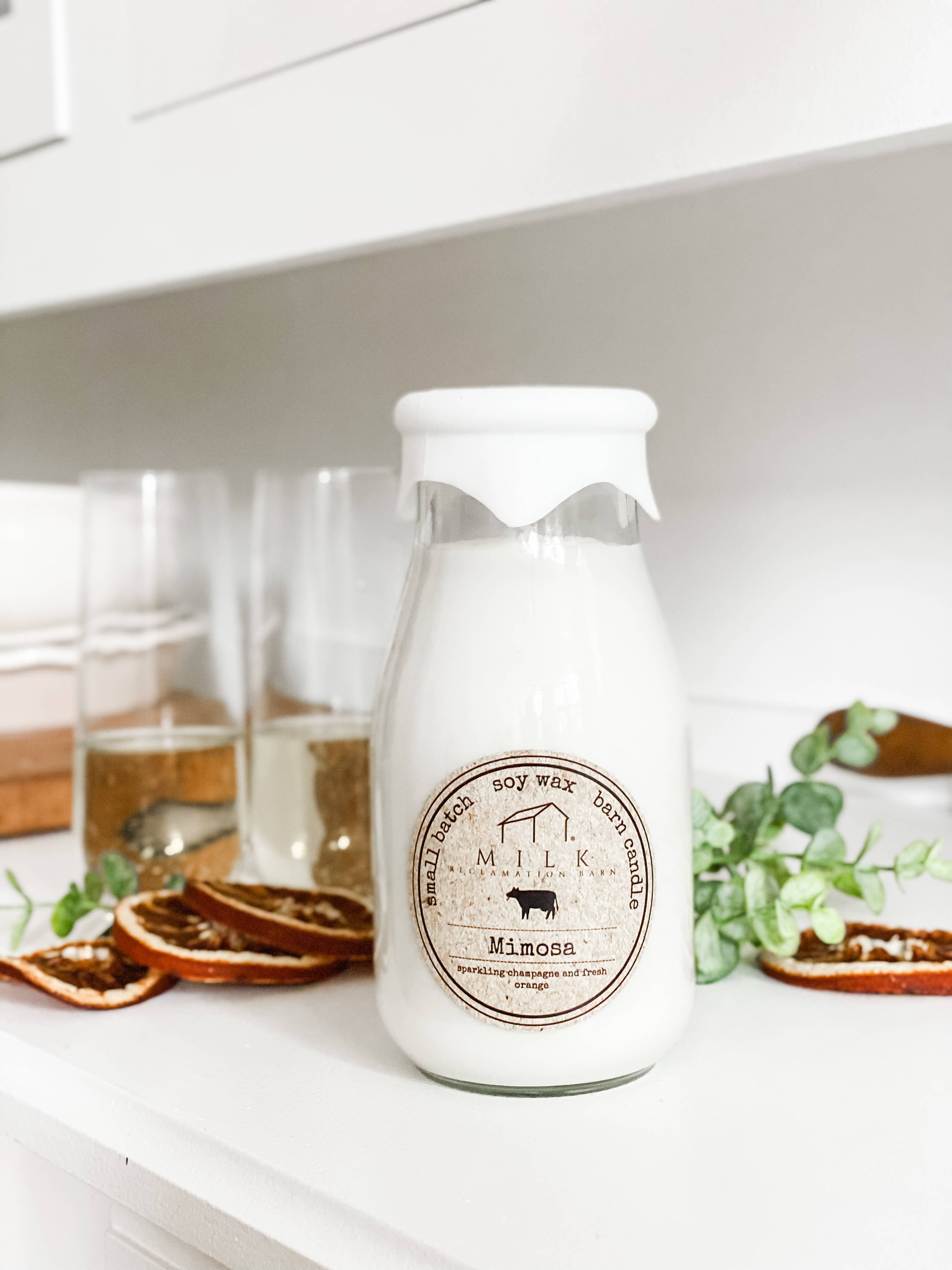 Milk Reclamation Barn - Wholesale Jar/Filled Candle - Milk Bottle Candle 13 oz21