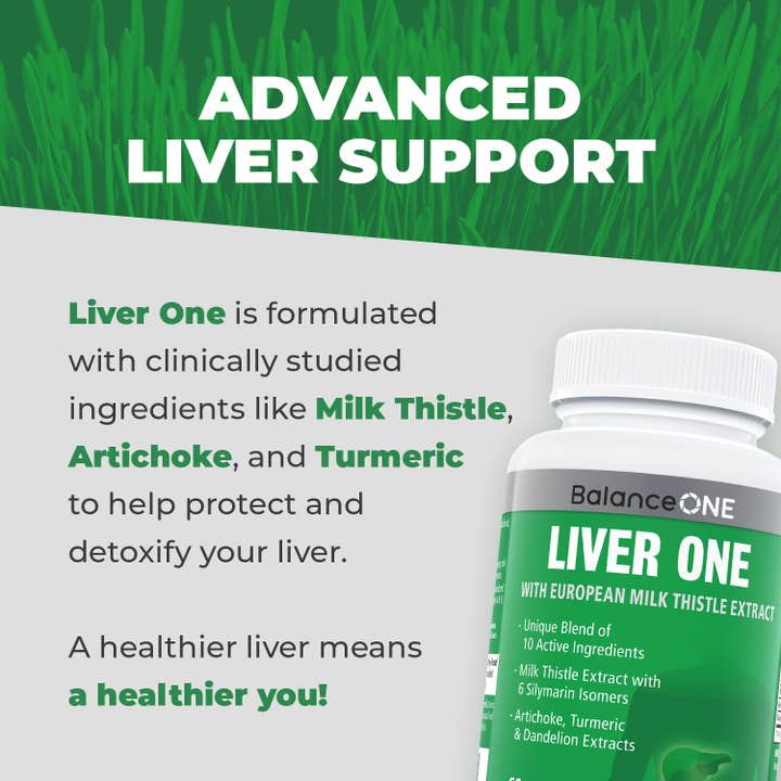 Balance One Supplements - Wholesale Oral Supplement/Vitamin - Liver One – Comprehensive Liver Support with Milk Thistle3