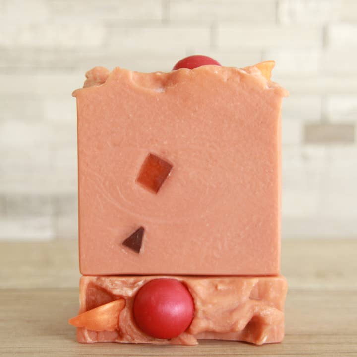 Citrus, Cherry and Whiskey Artisan Soap for wholesale by Moxy's Soapworks