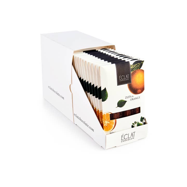 Éclat Chocolate - Wholesale Chocolate Bar - Zuta & Orange Parallel Chocolate Bar4
