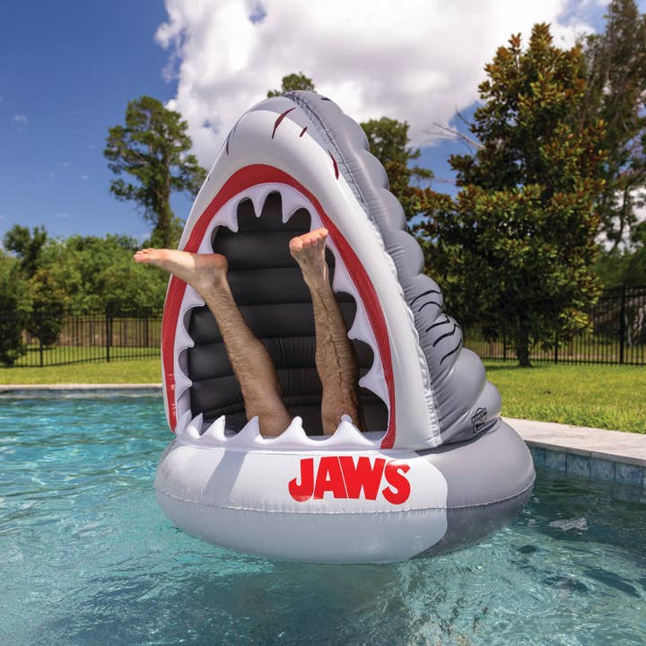 BigMouth Inc - Wholesale Inflatables - JAWs 50th Anniversary Giant Shark Pool Float