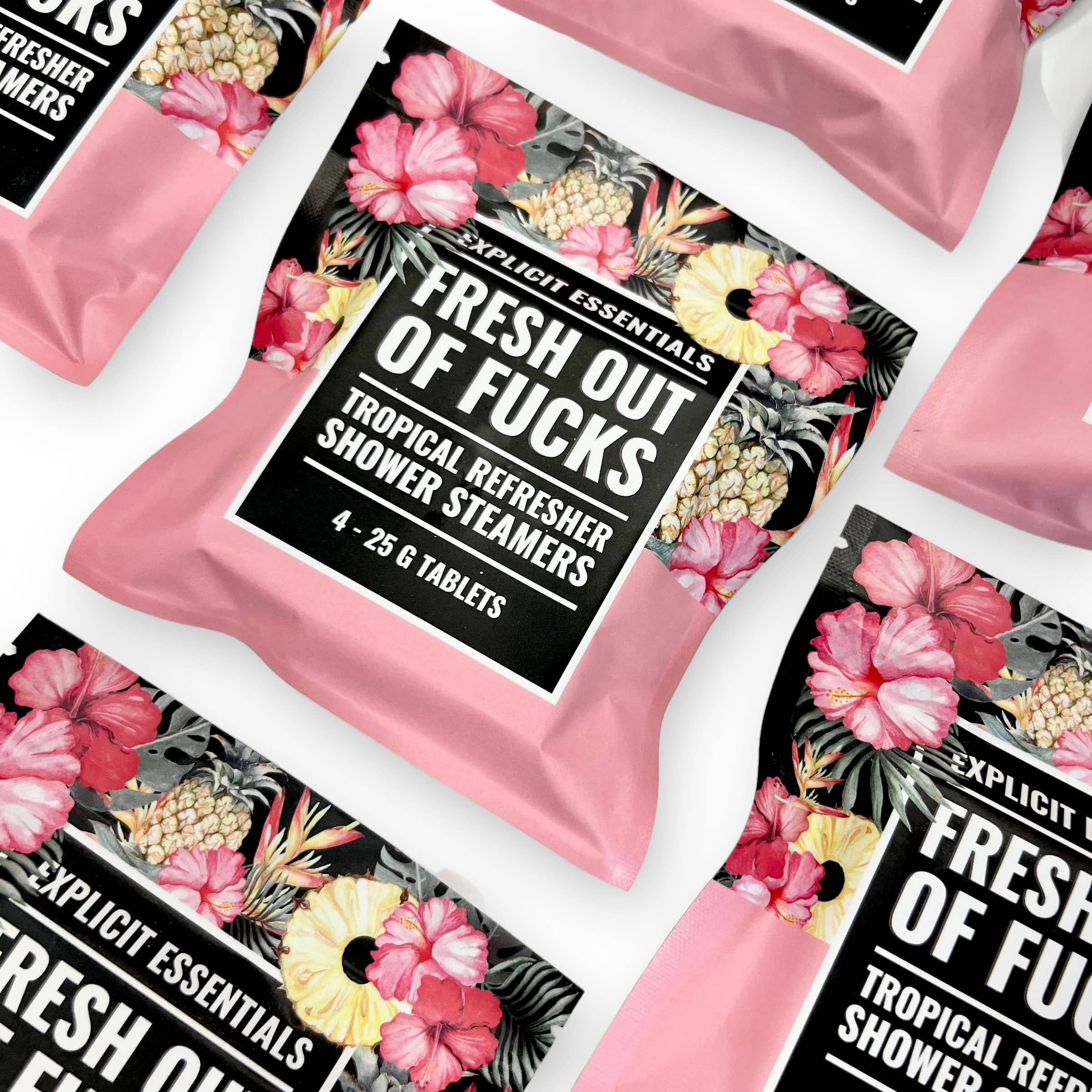 Explicit Essentials - Wholesale Shower Steamer/Bomb - Fresh Outta Fucks Shower Steamers7