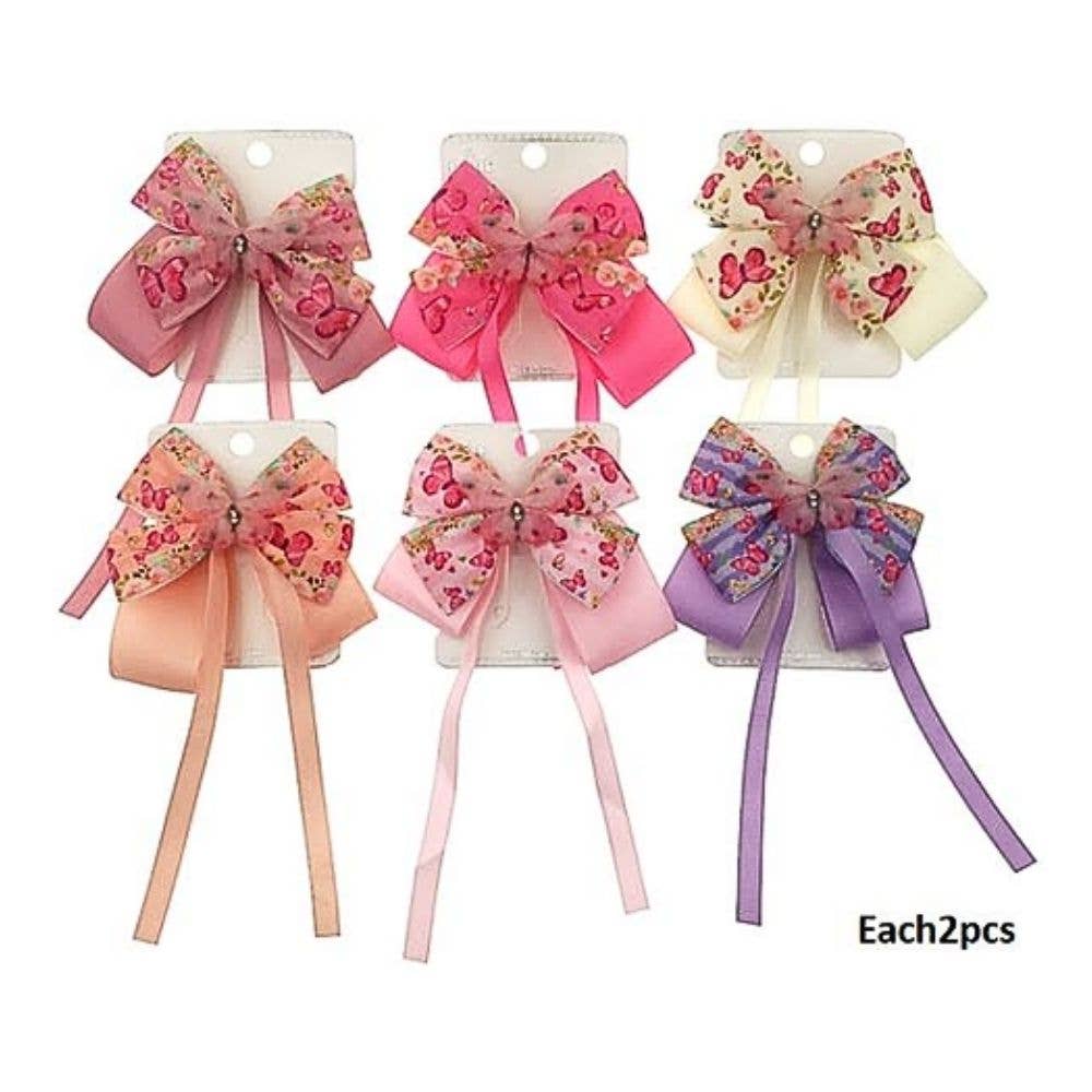 Atlas Fashion – wholesale Hårrosett - Dam – Fjärilshårklämma1