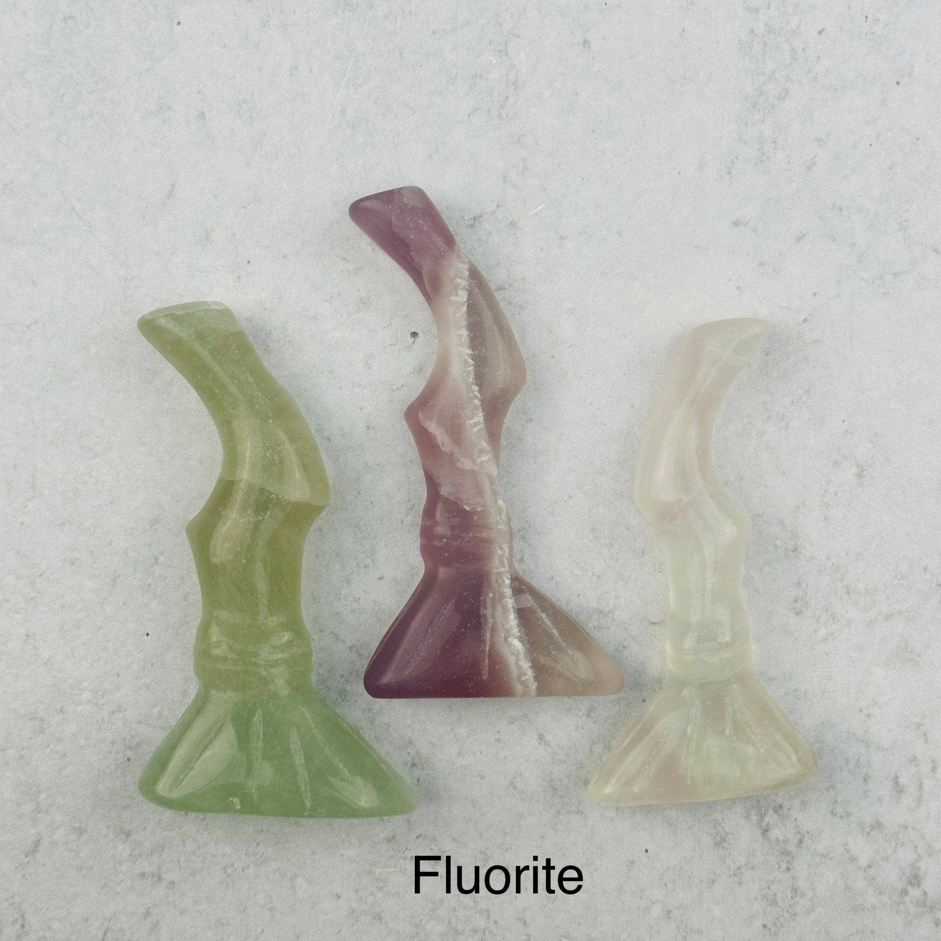 Rock Paradise - Wholesale Decorative Figurine - Crystal Carved Gemstone Witch Broom - Halloween0