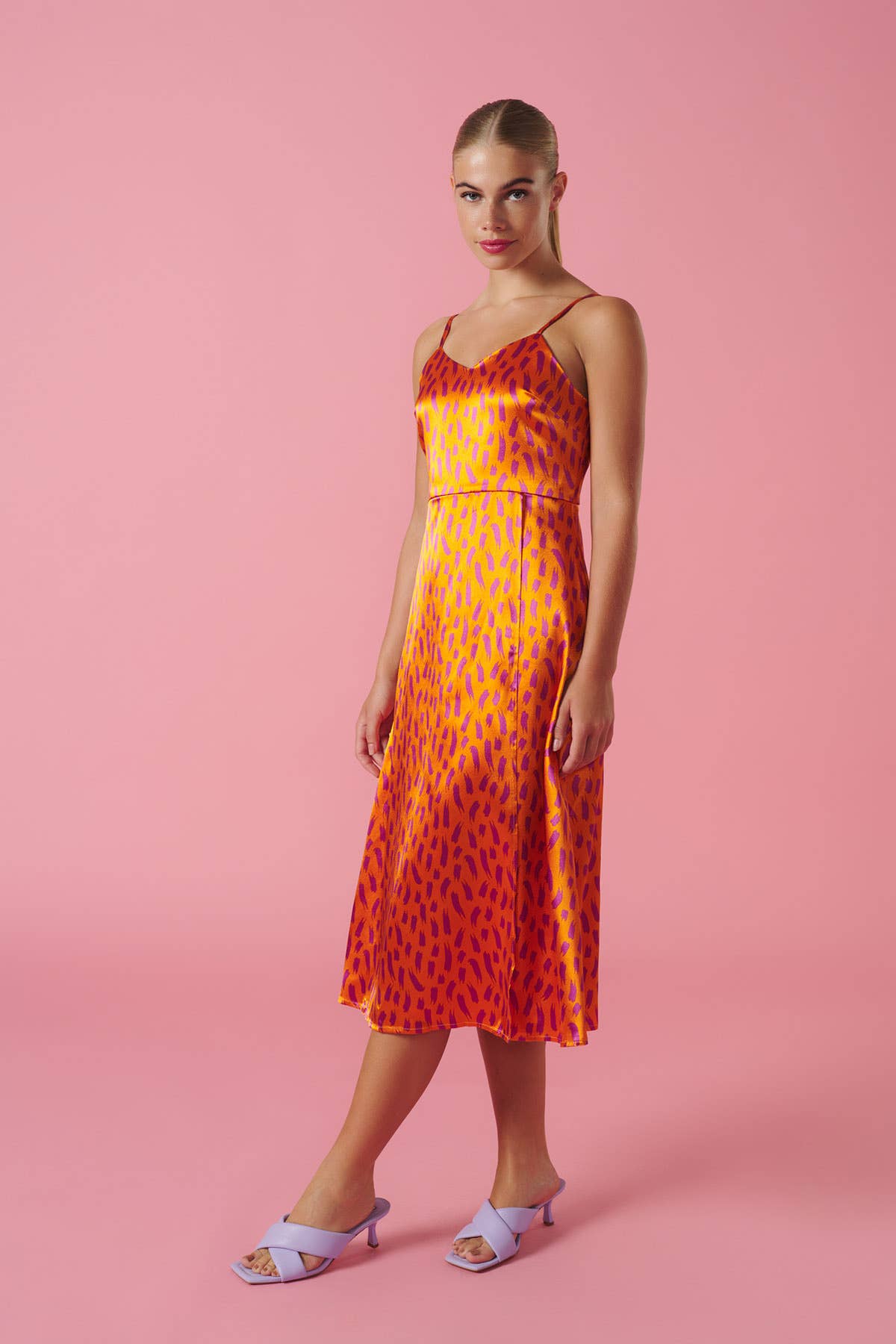 ORANGE Bella Dress for wholesale on Faire1