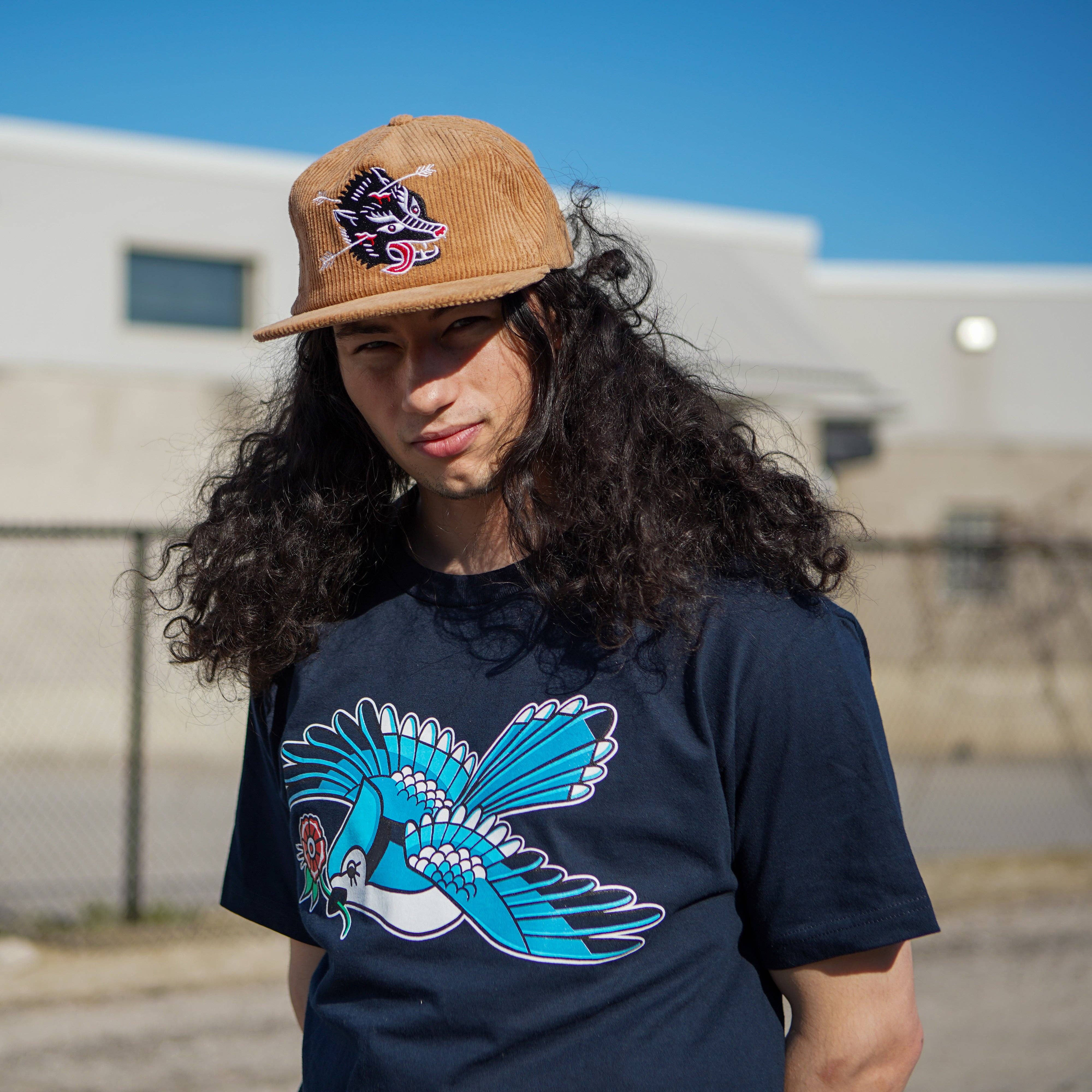 Stuntin Goods - Vendita all'ingrosso Cappellino con visiera piatta - Unisex - Cappello Wolf Corduroy6