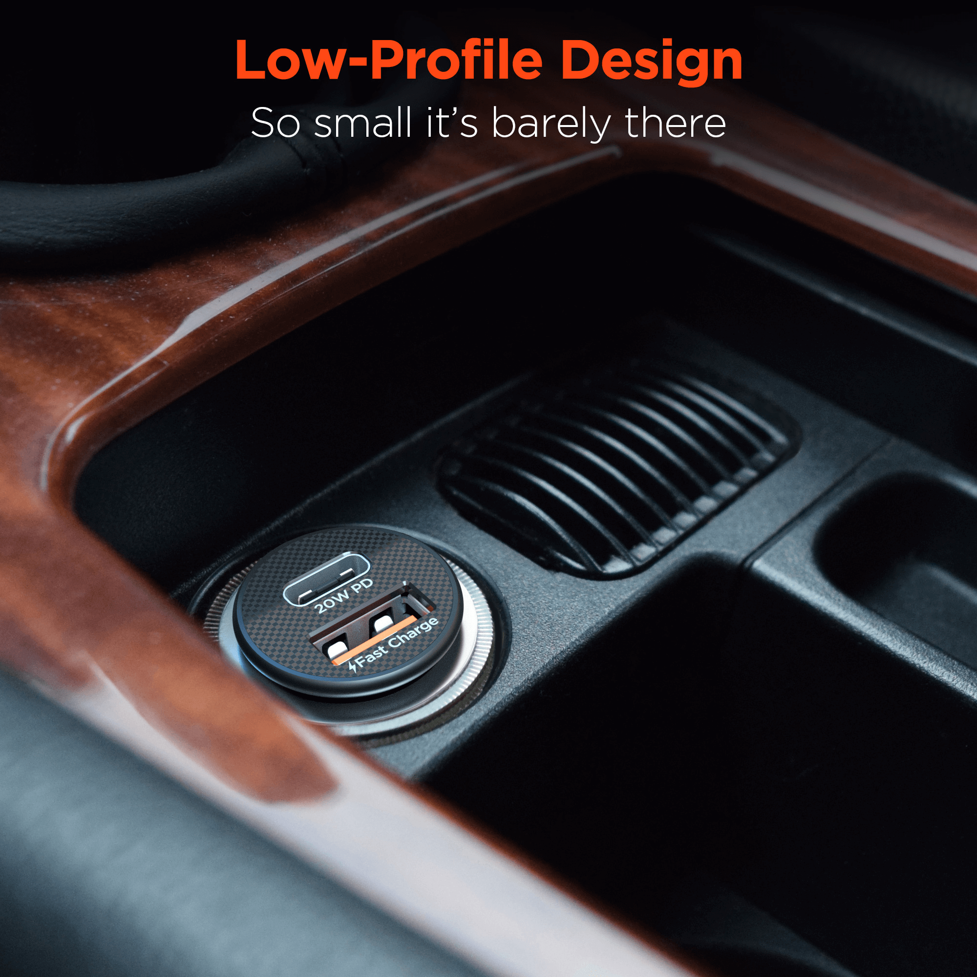 JupiterGear Home - Wholesale Portable Charger - HyperGear Mini 20W USB-C PD + 18W USB Fast Car Charger4