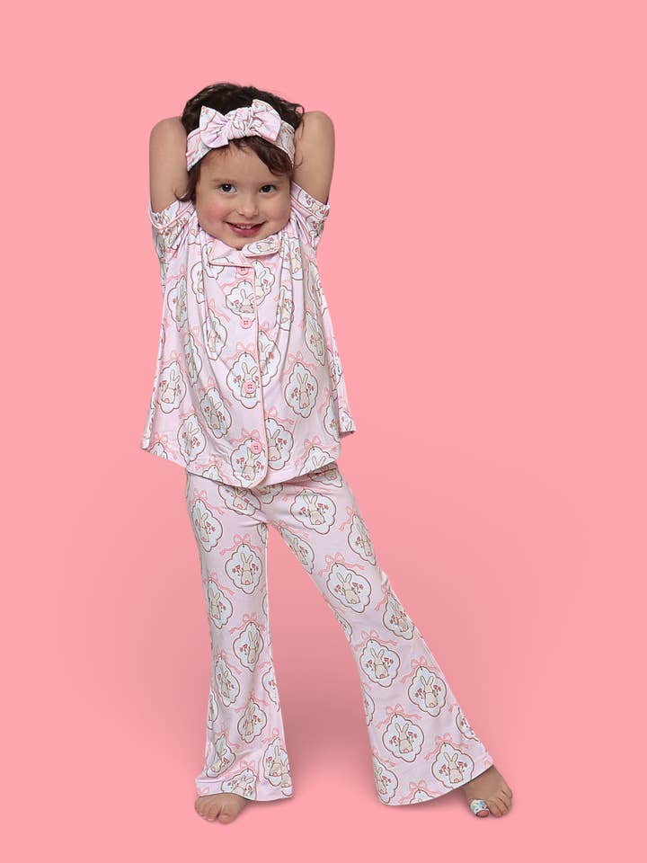 KANINROSETT BLOMMOR DRÖMTJEJENS FLAMSET för wholesale av Dream Big Little Co.