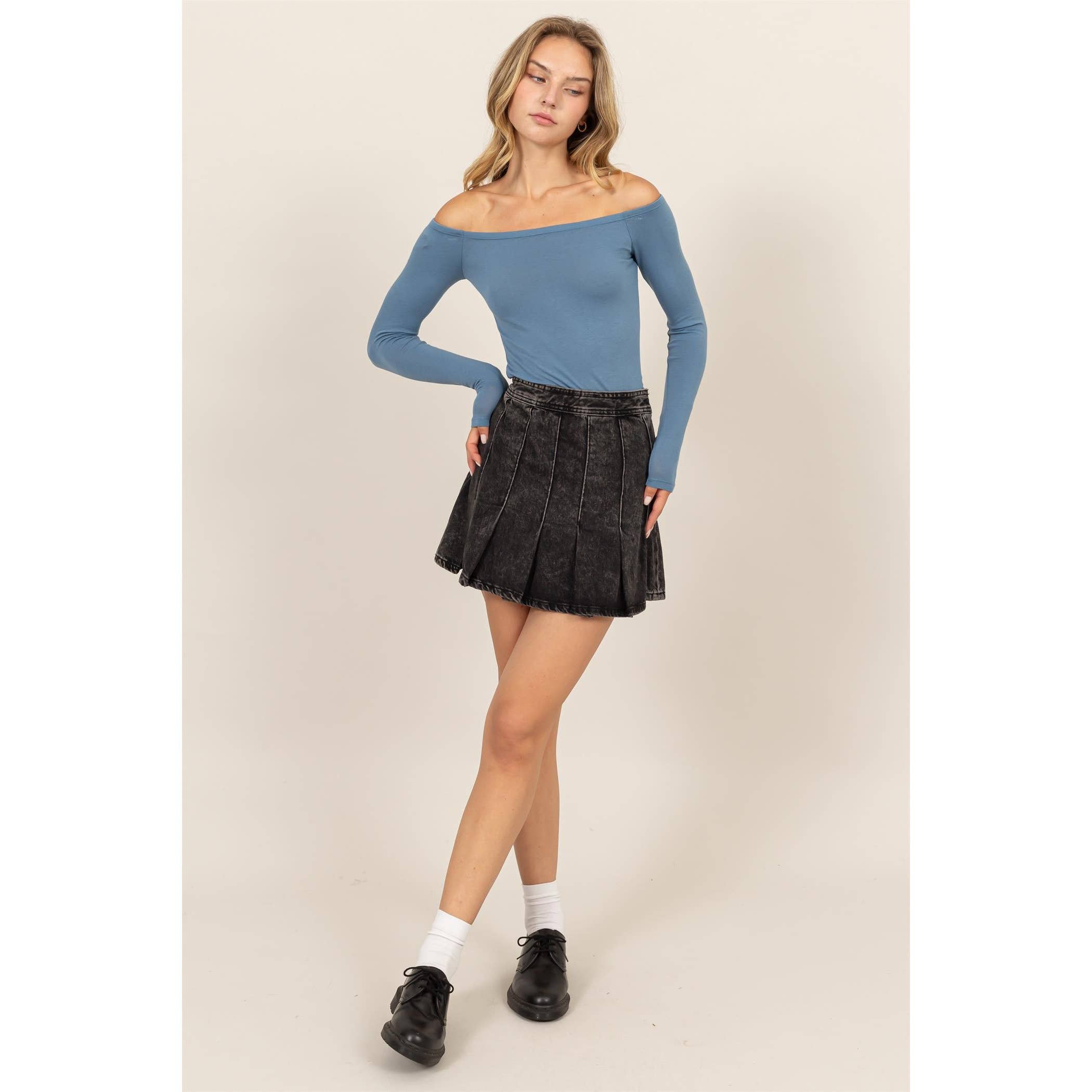 HYFVE - Wholesale Bodysuit - Women's - Off Shoulder Long Sleeve Bodysuit20