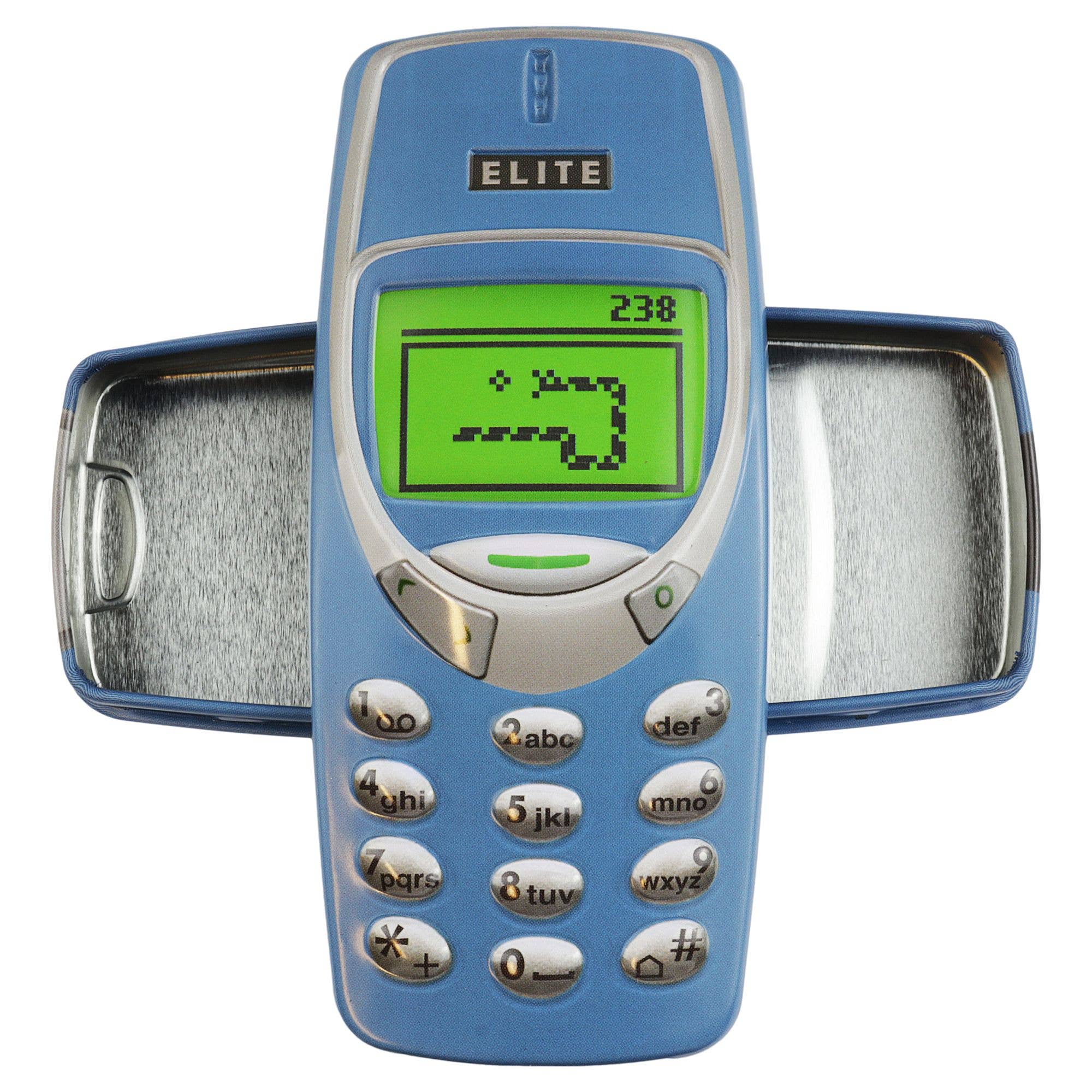 Tribal Trade GmbH - Wholesale Canister - Tin box casket can phone mobile tin can blue1