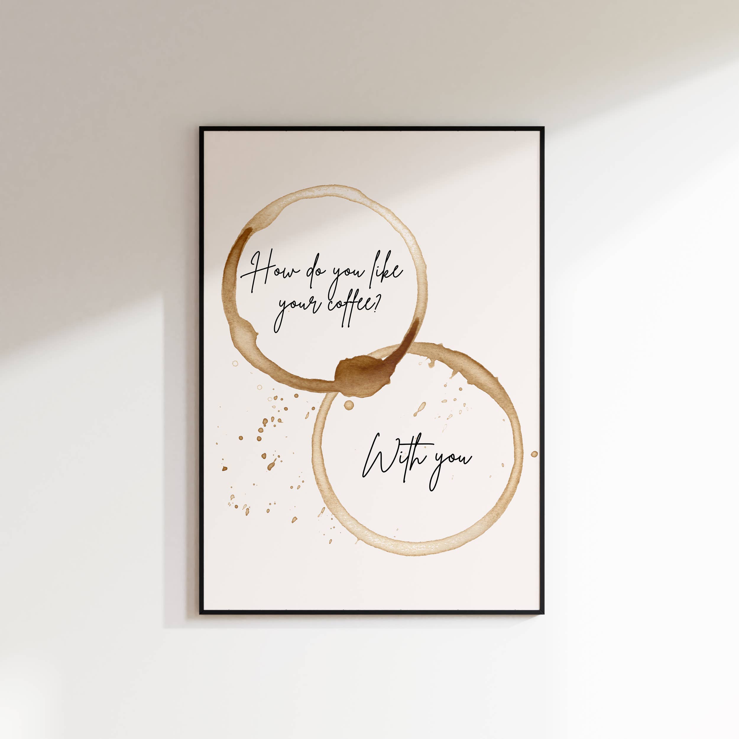 Refined Spaces – wholesale Art print – Coffee Wall Art - Portrait Print