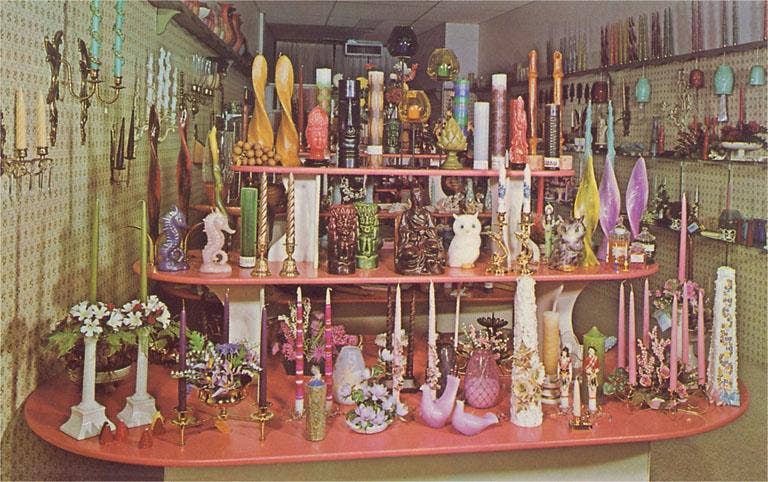 Found Image Press - Wholesale Postcard - Postcard NP-976 Gift Shop Candles0