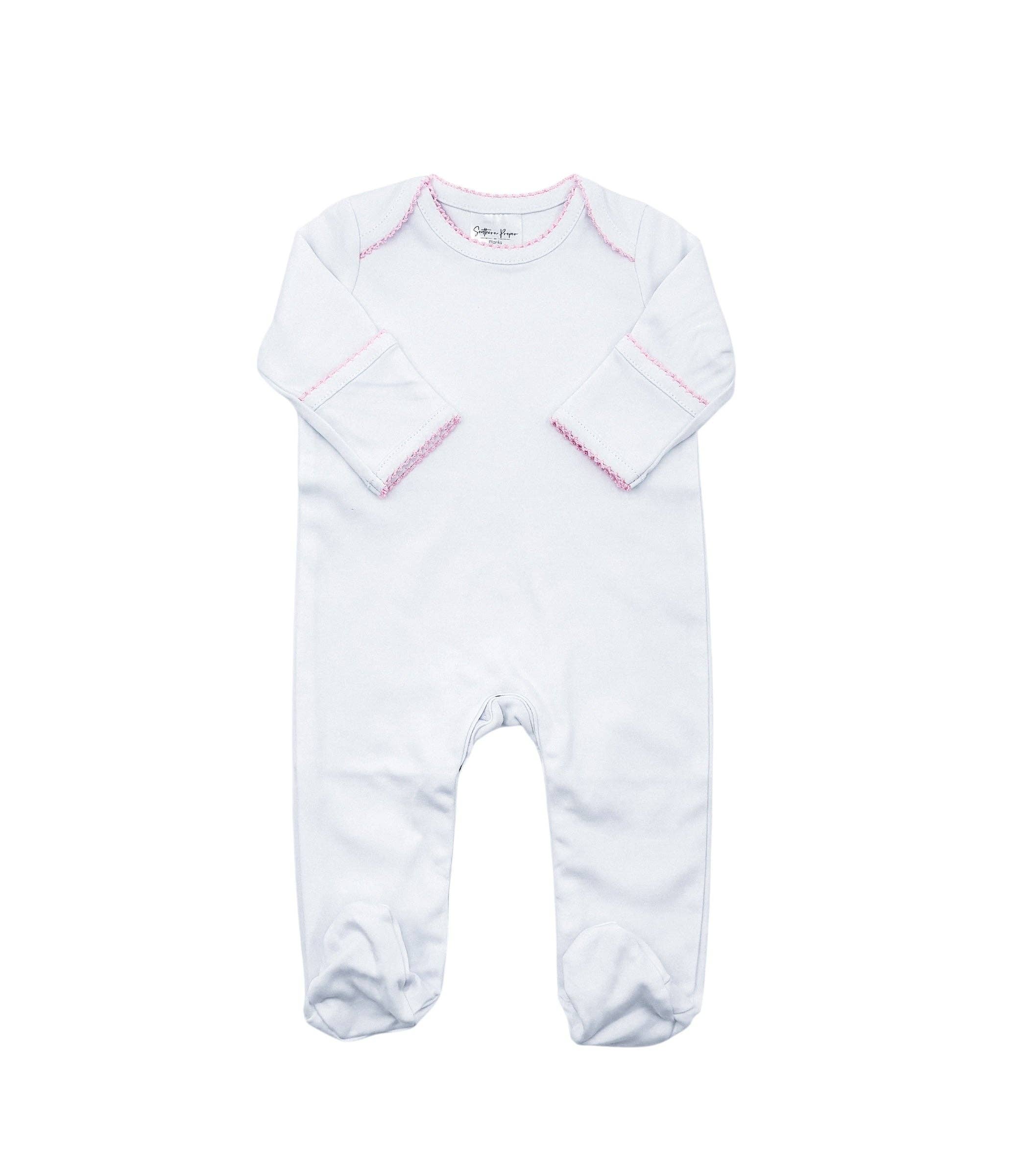 Southern Proper Blanks - Wholesale Sleepsuit - Baby - Proper Footies1