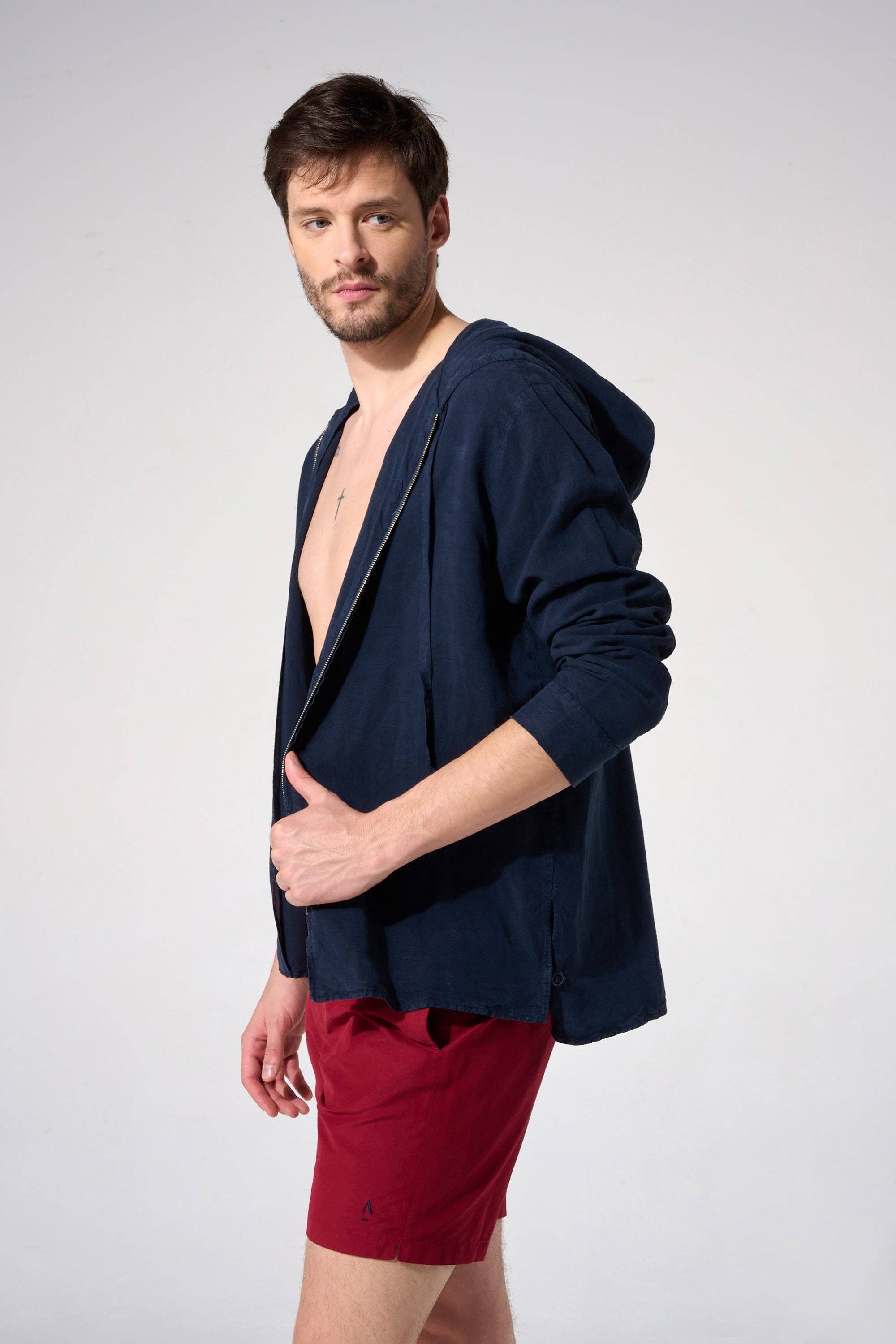 APNEE - Wholesale Swim Shorts - Men's - Swim shorts - Enzo red1