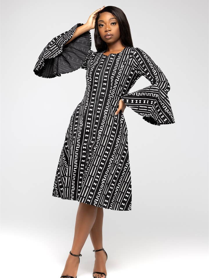 Shoki jakkekjole med afrikansk print for engroshandel hos Ray Darten