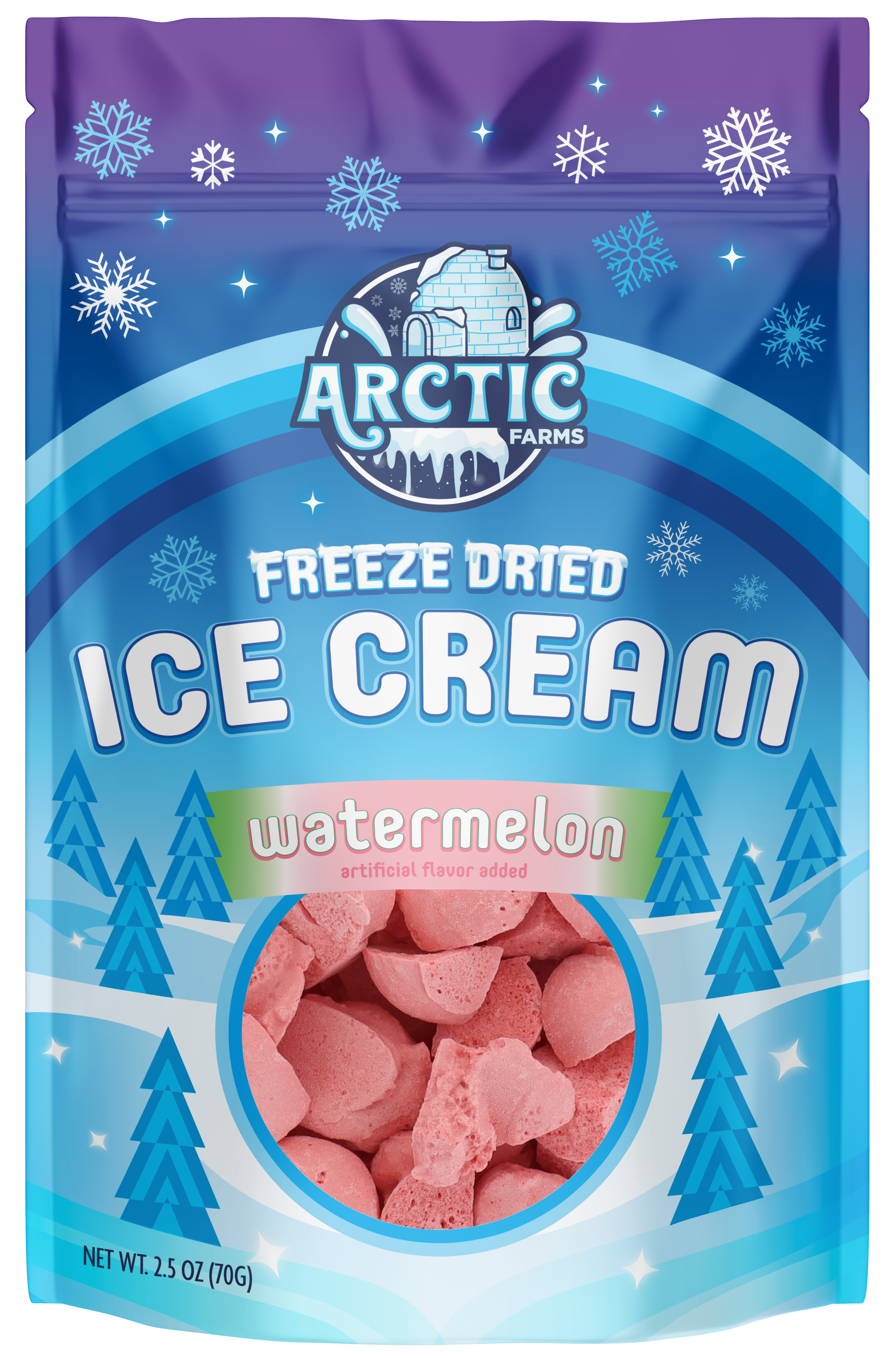 Arctic Farms – Sorvete/gelado por atacado – Gelado Liofilizado Que Não Derrete (Bits) (2,5 oz)36
